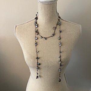 Women’s Gray Pearl Necklace